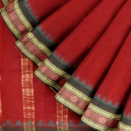 The Chennai Silks Woven Design Border Pure Cotton Saree image 4