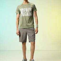 HRX by Hrithik Roshan Typography Printed Training T-shirt image 5