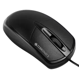 ZEBRONICS Zeb-Byte Wired Optical Mouse (1000 DPI, Ergonomic Design, Black)-picture-14