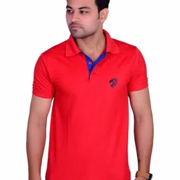 LA MILANO Men Polo Collar Applique Slim Fit T-shirt-picture-29