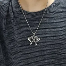 kazare Rhodium-Plated Quirky Pendants with Chains image 4