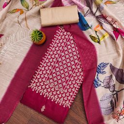 MANVAA Embellished Unstitched Dress Material-picture-14
