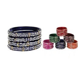 SOMIL Set Of 40 Glass Bangles-image-27