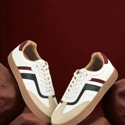 Cantabil Men Colourblocked PU Sneakers-image-71