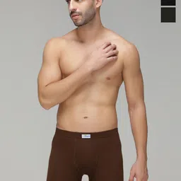 Amul Comfy Pack Of 3 Pure Cotton Mid rise Long Trunks - AC-FCTRIE-OG-LB-BLK-XL-3PC-picture-27