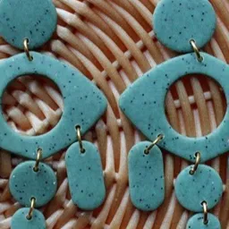 VMA PLAY FASHION Gold Plated Contemporary Drop Earrings image 5