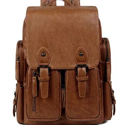 Mast & Harbour Unisex Solid Padded Zip Pocket Backpack-picture-33