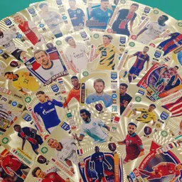 thrifx RAREST FOOTBALL GLOSSY METAL FINISH CARDS 55PCS Euro World Cup & 8CARDS FREE-picture-17