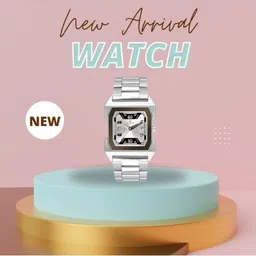 REBOOT Unisex Printed Dial & Bracelet Style Straps Analogue Watch New409_AG1574SM01_1-picture-12