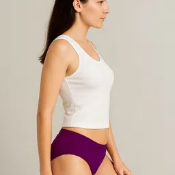 HRX by Hrithik Roshan Pack of 2 Cotton High-Rise Hipster Briefs image 2