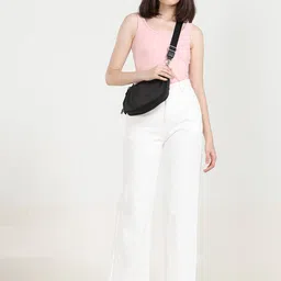 URBAN POCHE Women Wide Leg High-Rise Jeans image 4