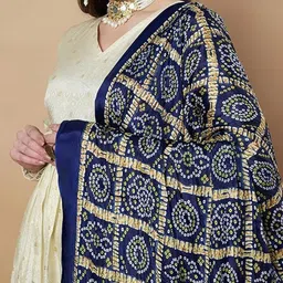 PK HUB Rajasthani Traditional Bandhani Printed Khari Printed Dupatta image 2