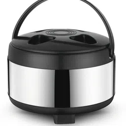 jainfam Stainless Steel Hot-Pot Insulated Casserole Food Warmer Thermoware Casserole Easy to Fill, Leak Proof with Plastic Cover Pack of 1 (3200 ML) Thermoware Casserole-picture-11