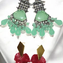 Jolly Faces Contemporary Drop Earrings image 3