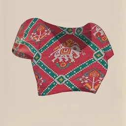 Ekasya Ethnic Motifs Mirror Work Poly Georgette Saree image 2