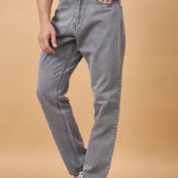 STUDIO NEXX Men Straight Fit Mid-Rise Clean Look Light Fade Non Stretchable Jeans image 3