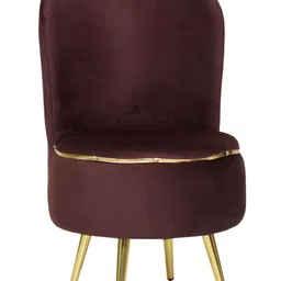 Shadowkart Brown Round Pouffes Ottomans Stool image 4