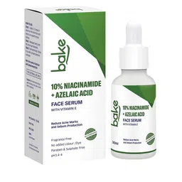 BAKE 10% Niacinamide & Azelaic Acid Serum For Acne, Acne Scars & Dark Spots-30ml-image-1