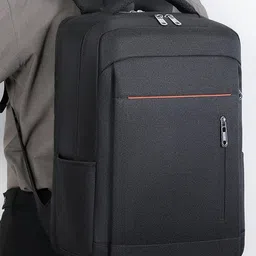 Mast & Harbour Unisex Solid Padded Shoulder Strap Commuter Medium Backpack image 4