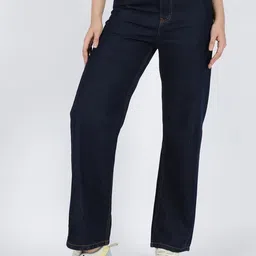 R.Code by The Roadster Life Co. Women Jean Boyfriend Fit High-Rise Acid Wash Stretchable Jeans-image-66