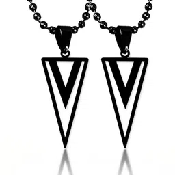 Utkarsh Triangular Pendants with Chains-image-52