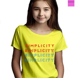 BAESD Girls 2 Typography Printed T-shirt-picture-30
