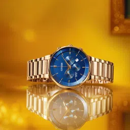 Citizen Men Dial & Stainless Steel Bracelet Style Straps Analogue Chronograph Watch AN8223-54L-picture-16