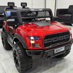 smallboytoys New POBO (1-8Yrs) 4X4 Red kids car 4 MOTORS Jeep Battery Operated Ride On-picture-23