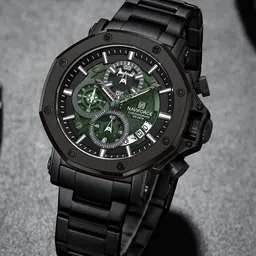 Naviforce Men Multi Function Stainless Steel Straps Analogue Watch NF8065_B GN B_-picture-19
