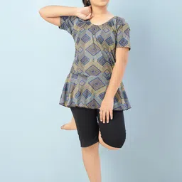 Aarika Round Neck Swimming Dress-picture-50