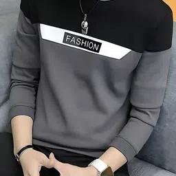 FASHIUM Men Typography Printed Round Neck Cotton T-shirt image 2