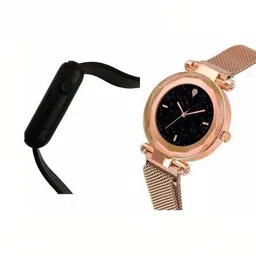 SZN Men Dial & Straps Analogue Watch MAG GOLD&LED V5 image 2