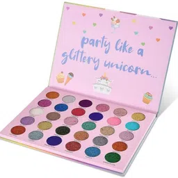 huda girl Beauty Unicorn All Colors Glitter Eyeshadow Makeup Palette, 35 g image 2