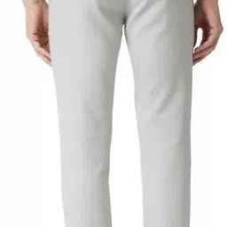 fubar Men Slim Fit Grey Cotton Blend Trousers image 2