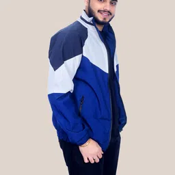 Caraba Solid Men Wind Cheater image 4