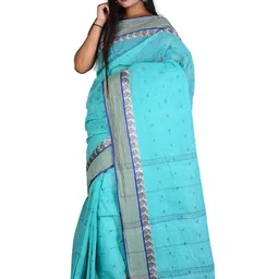 sourav biswas Woven Design Pure Cotton Saree image 3