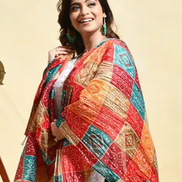 swatika Bandhani Printed Dupatta image 4