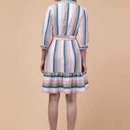 Hive91 Striped A-Line Dress image 2