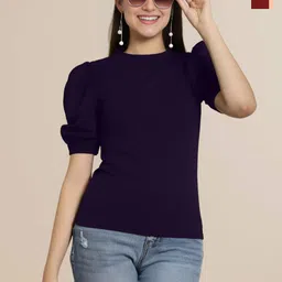 Mast & Harbour Women Pack Of 2 Round Neck Top-picture-35