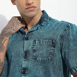 Difference of Opinion Men Relaxed Boxy Casual Shirt image 4