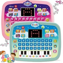 nickspool Kids Educational Piano Laptop with LED Screen & Music – Fun Learning Toy image 1
