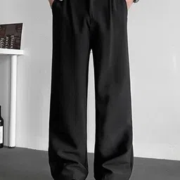StyleCast x Revolte Men Straight Fit Mid-Rise Easy Wash Pleated Parallel Trousers-picture-19