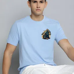 SZN Graphic Printed Round Neck Short Sleeves Casual T-shirt-picture-34