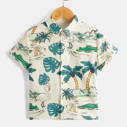 BAESD Boys Standard Opaque Printed Party Shirt-picture-38