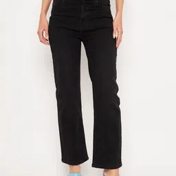 Madame Women No Fade Mid-Rise Regular Fit Jeans-image-18
