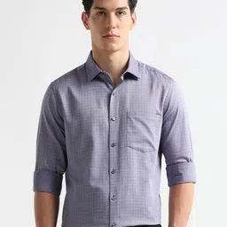 Arrow Men Micro Checks Checked Casual Shirt-image-10