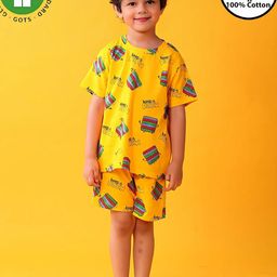 YK Boys Printed Night suit-picture-13