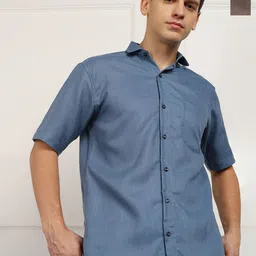 BROWN BROTHERS Pack Of 2 Spread Collar Casual Shirt-picture-10