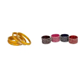 SOMIL Women Pack of 2 Sets Glass Bangle-picture-23