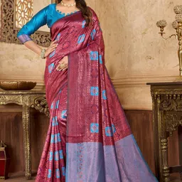 sareyavella Woven Design Zari Art Silk Handloom Kanjeevaram Saree-image-19